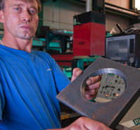 Auswahl verschiedener Drehteile